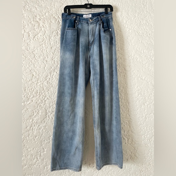 The Frankie Shop Blue Wide Leg Jeans - Picture 5 of 14